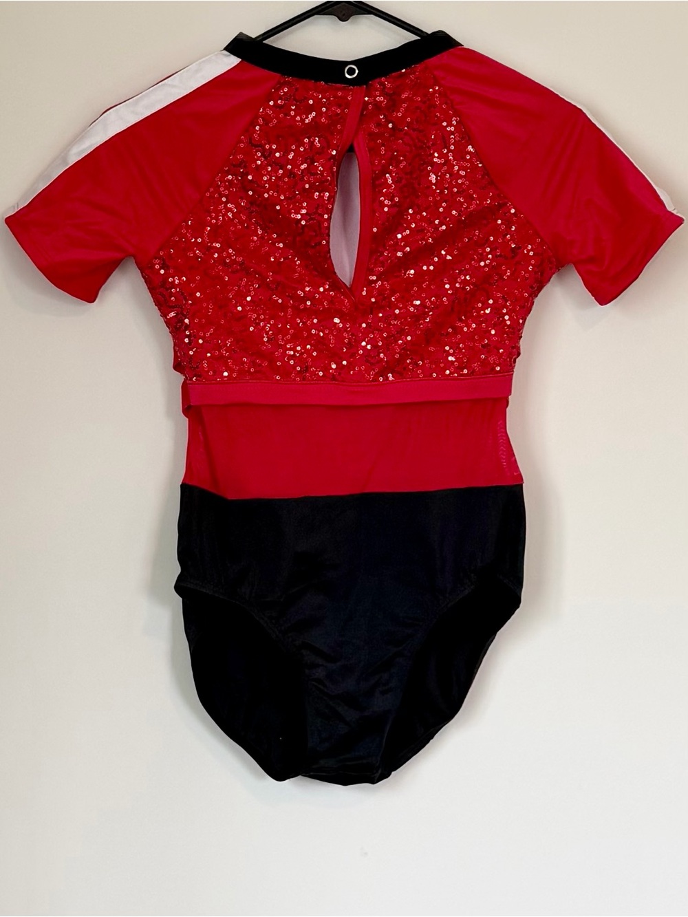 Weissman Red and Black All The Way Up Leotard - Size: XLC - Picture 9 of 11